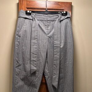 Banana Republic Pinstripe Gray Pants (waist 30”) - size 2